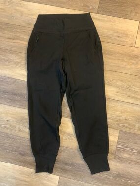 Athleta Black Jogger Pants with Zipper Pocket. Size XXS